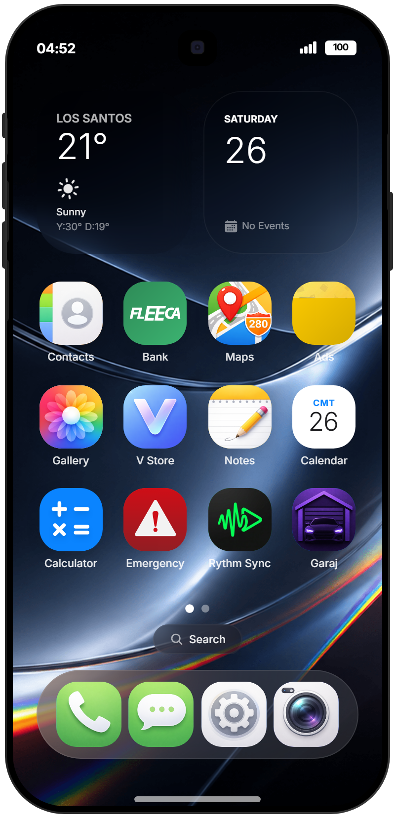 Janto Phone interface displayed in the public interactive demo